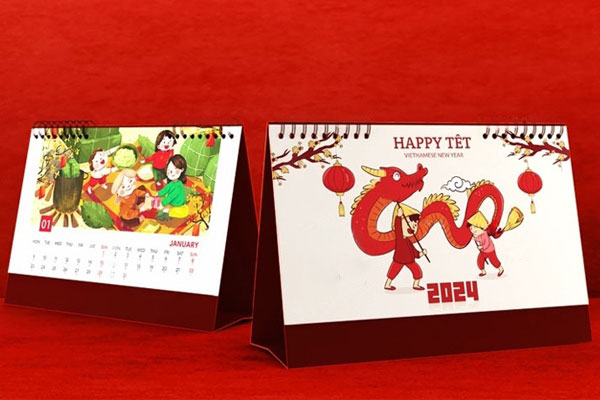 In lịch tết tại Hải Phòng