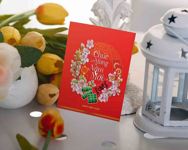 In thiệp chúc tết tại Hải Phòng