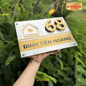 BIỂN SỐ NHÀ - SN0006