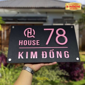BIỂN SỐ NHÀ - SN0114